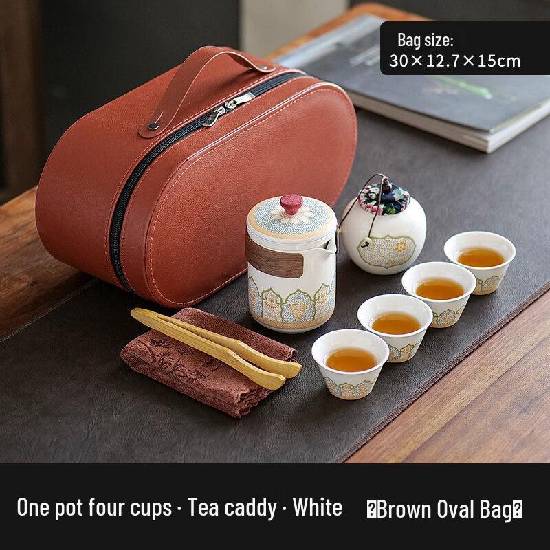 ZISIZ Portable Travel Kung Fu Tea Set