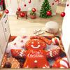 Cross-border Cartoon Christmas Decorative Carpets Christmas Holiday Printed Door Mats Water-absorbing Non-slip Door Mats