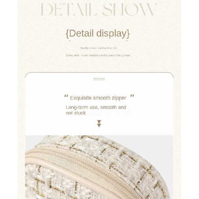 Portable Women'S Mini Cosmetic Bags Girls Makeup Lipsticks Storage Pouch Sanitary Pads Data Cables Organizer Small Bag Luxury