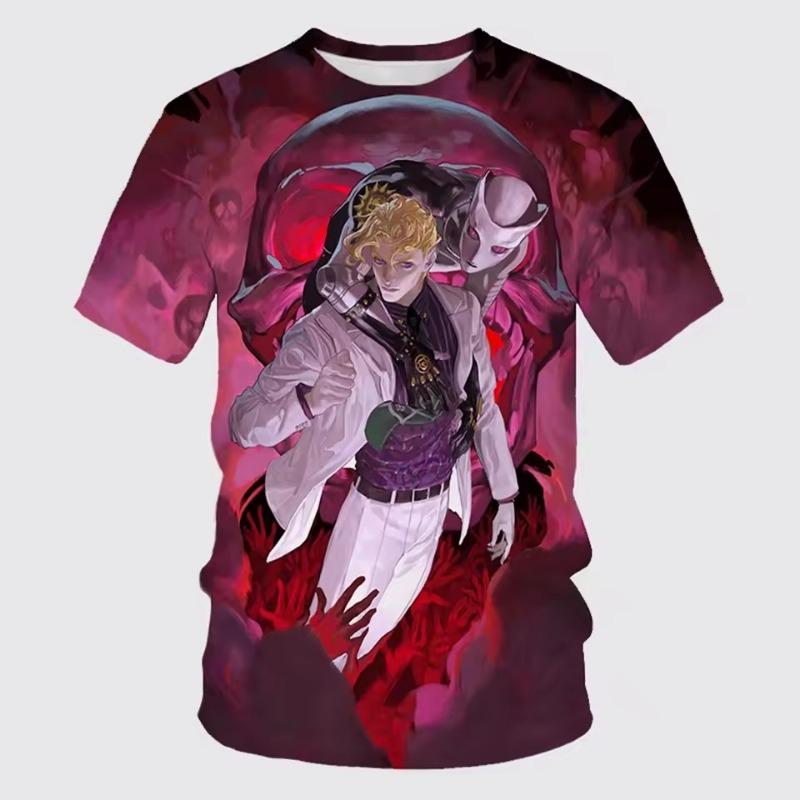 Summer Fashion Men 3D Printed Harajuku T-shirt Neutral Hip-hop Casual Cool and Comfortable Short Sleeved Top