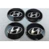New Arrival Modified Hub Sticker: 65mm Hub Center Cover Sticker for Land Rover - Pack of Four Black Items