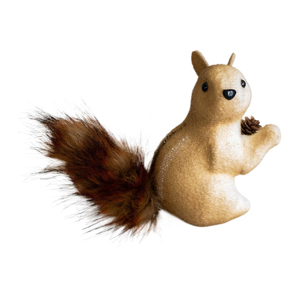 Weihnachtshörnchen Figur Schaumstoff Leichtes Hörnchen Ornament Lebensechtes Hörnchen Dekoration Weihnachtsbaum Tischmittelstück