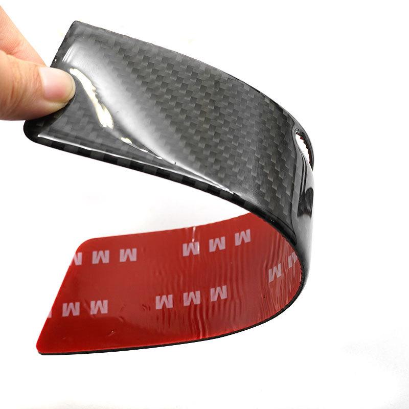 Car Carbon Fiber Center Control Panel Gear Shift Cigarette Lighter Cover Sticker Trim For BMW 3 Series E46 1998 - 2003 2004 2005