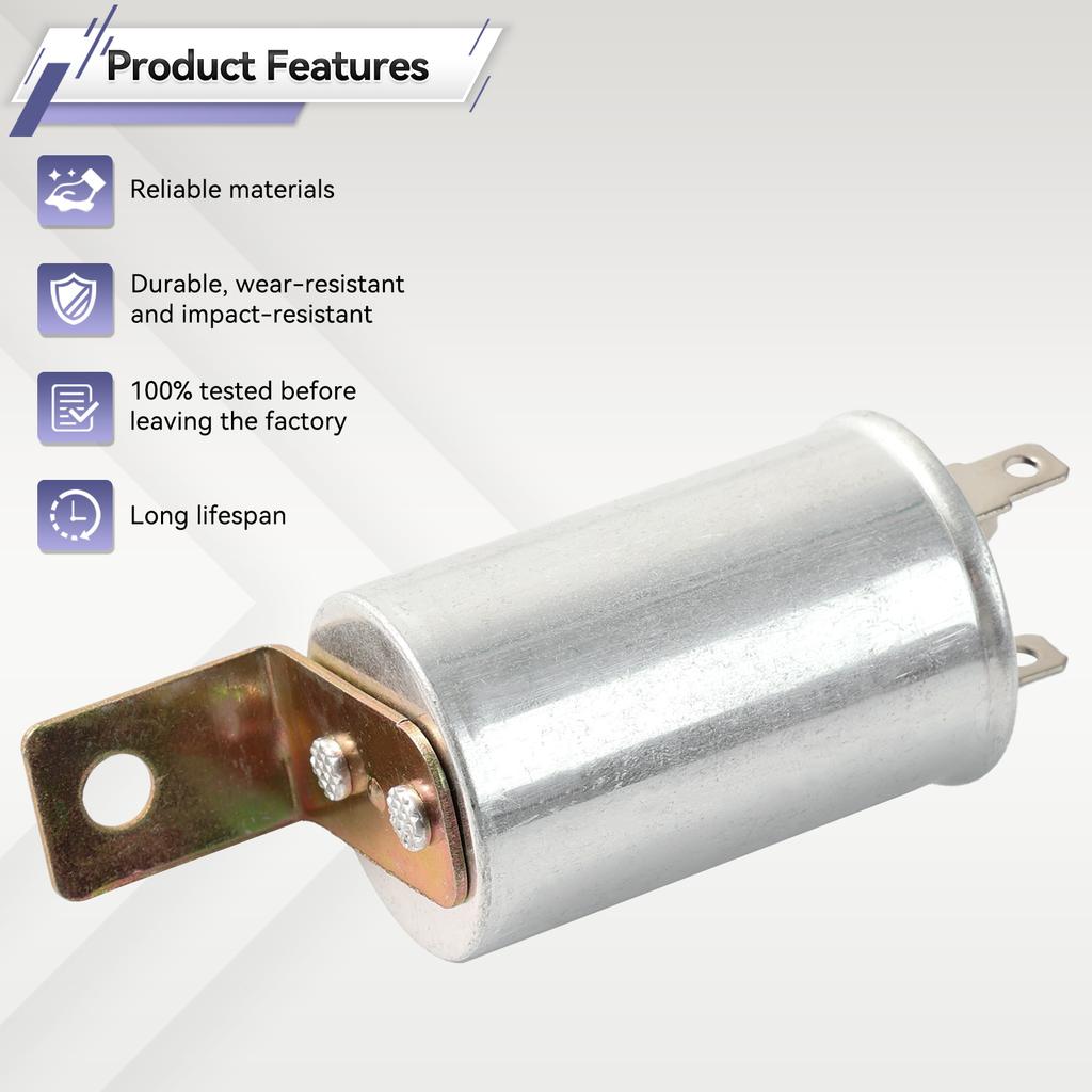 12V 3 Pin 42W Car Efficient Flashing Indicator Flasher Relay Unit 502096 Fits For Fiat Jaguar MG Lotus Land Rover Series 2 2a 3