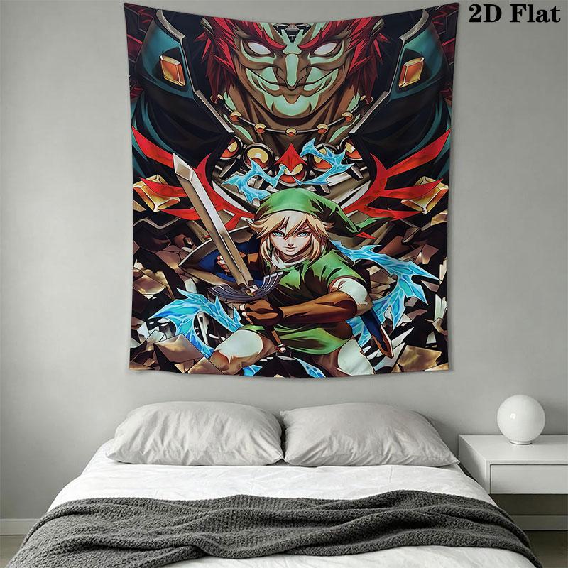 Adventure game Wall Hanging Printed Fabric Blanket Decorative Tapestries for Bedroom Living Room Home Decor