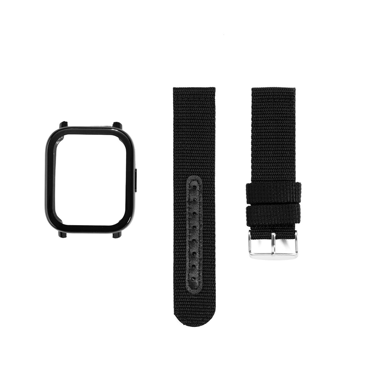 

Нейлоновые ремешки + ТПУ чехол для Redmi watch 5 active Браслет для Redmi watch 5 lite Эластичный браслет и противоударный чехол для часов for Redmi 5 Lite
