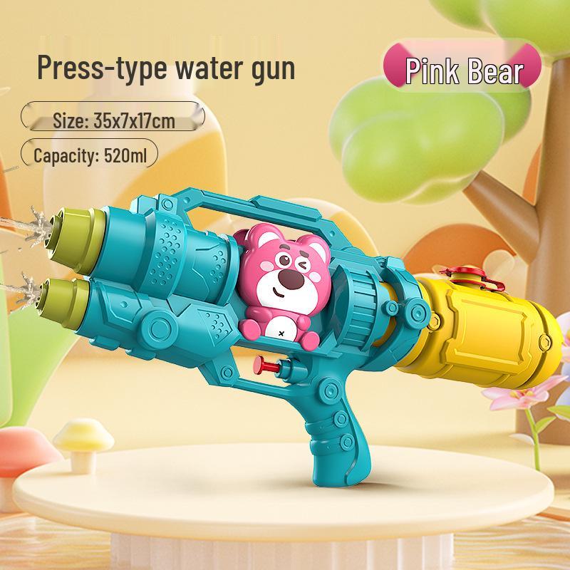 Children's Water Gun Toy: Large Capacity Press-Type Squirt Gun for Boys and Girls Water Play