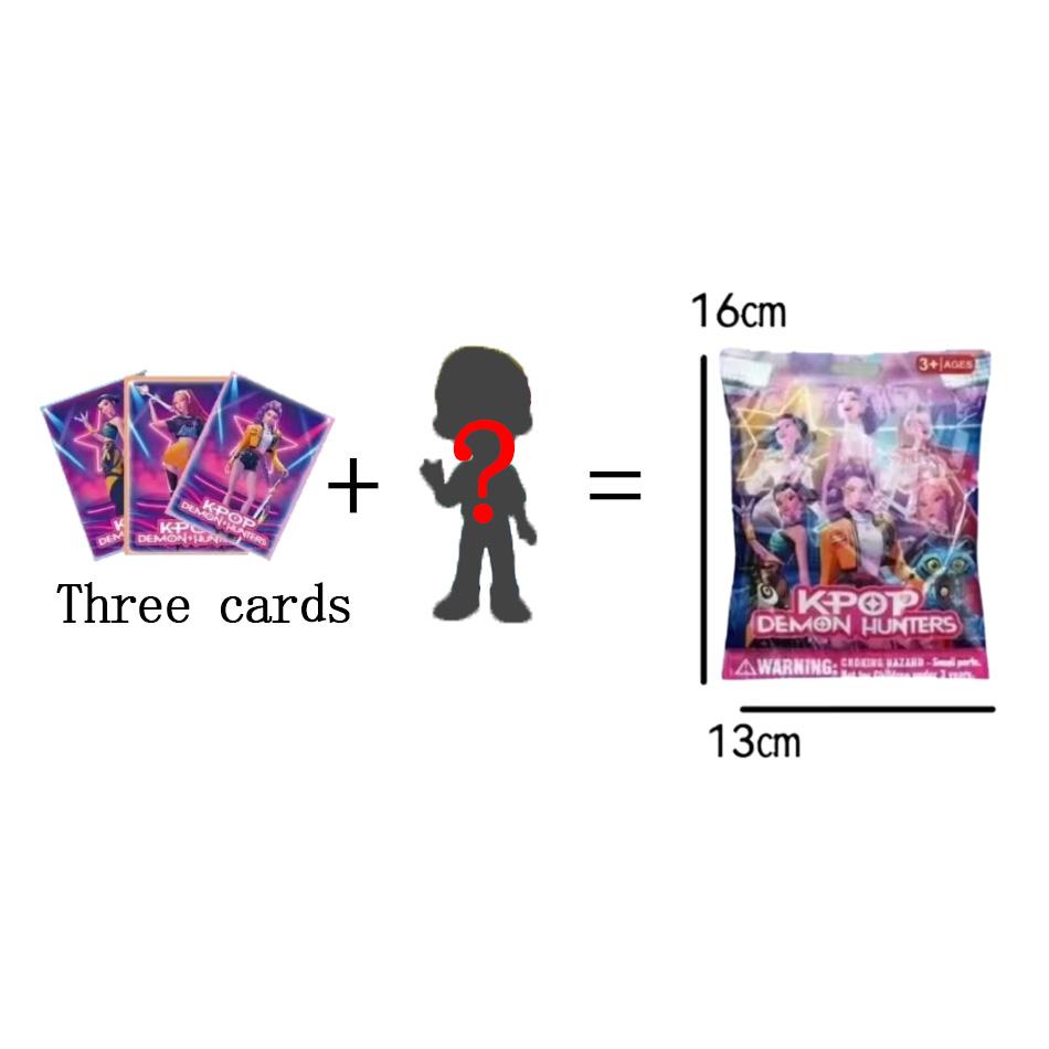 Kpop Demon Hunter Action Figures Set Blind Box Disassembly Fun  Tiger Rumi Mira Zoey Sussy Collectible Dolls Fan Gifts