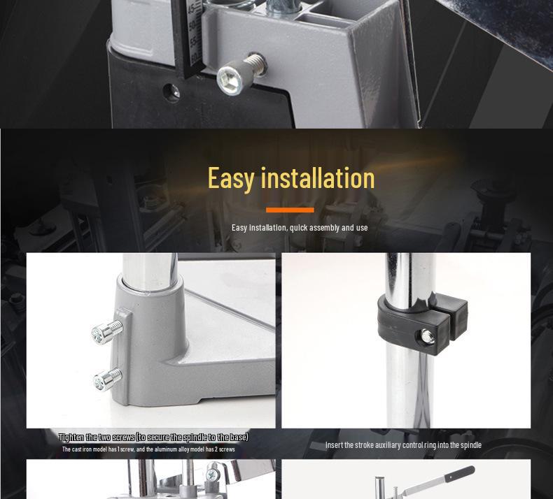 Compact Electric Drill Stand for Household Use