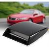 Universal Car Decorative Air Flow Intake Hood Scoop Bonnet Vent Sticker Cover Hood (Black)