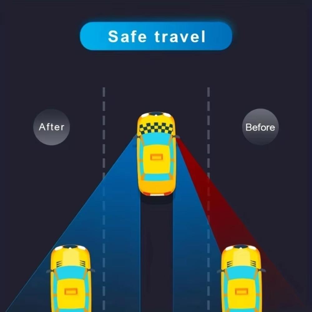 360 Degree Rotatable Car Blind Spot Mirror No Border Small Circular Rearview Mirror HD Blind Spot Auxiliary Observation