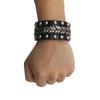 European & American Harajuku Punk Rivet Leather Bracelet
