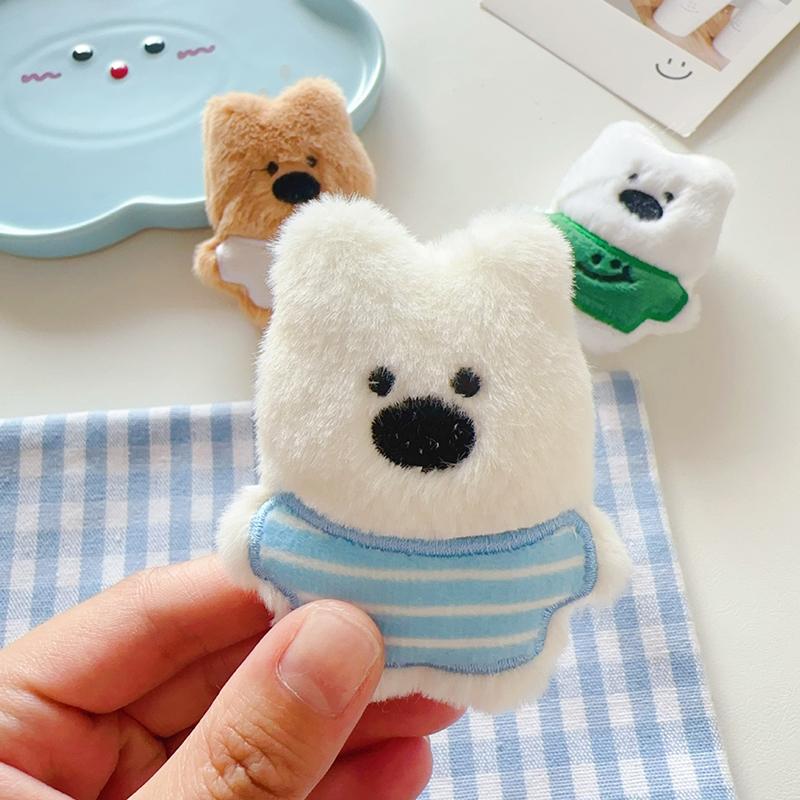 Plush Cartoon Our Three Series West Highland Little Dog Plush Toy Stuffed Doll Keychain Backpack Pendant Decora Children Gifts