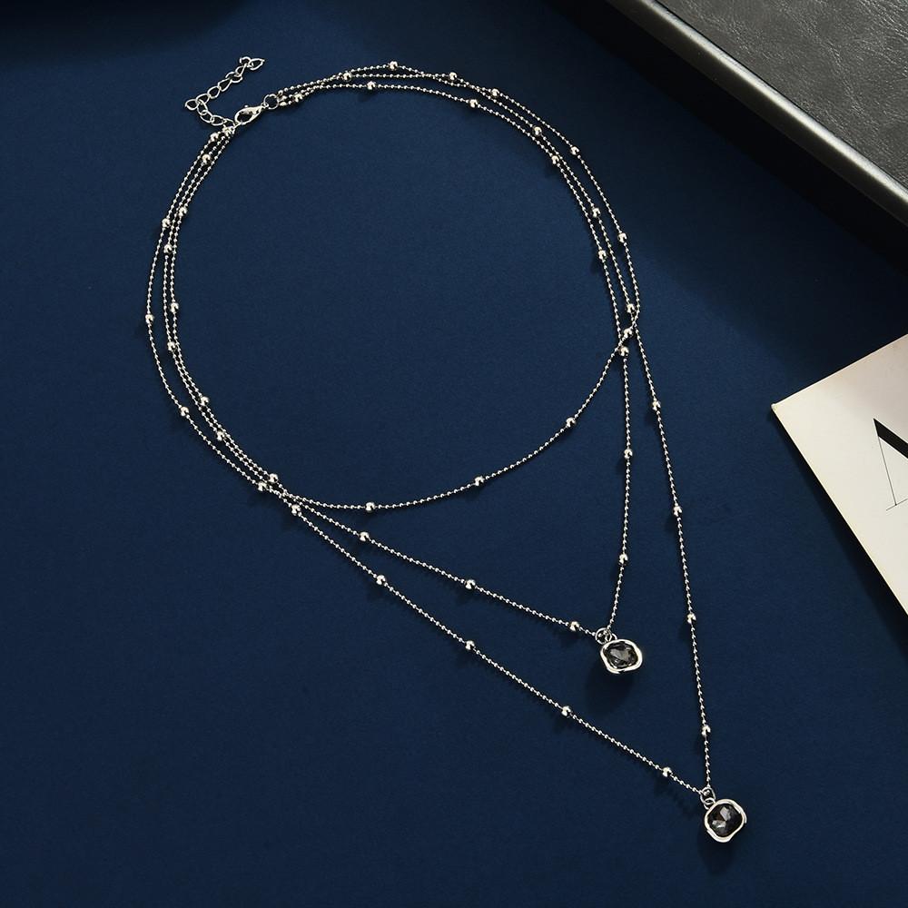 Geometric Pearl Necklace With Gold Plating For Fashionforward Women
