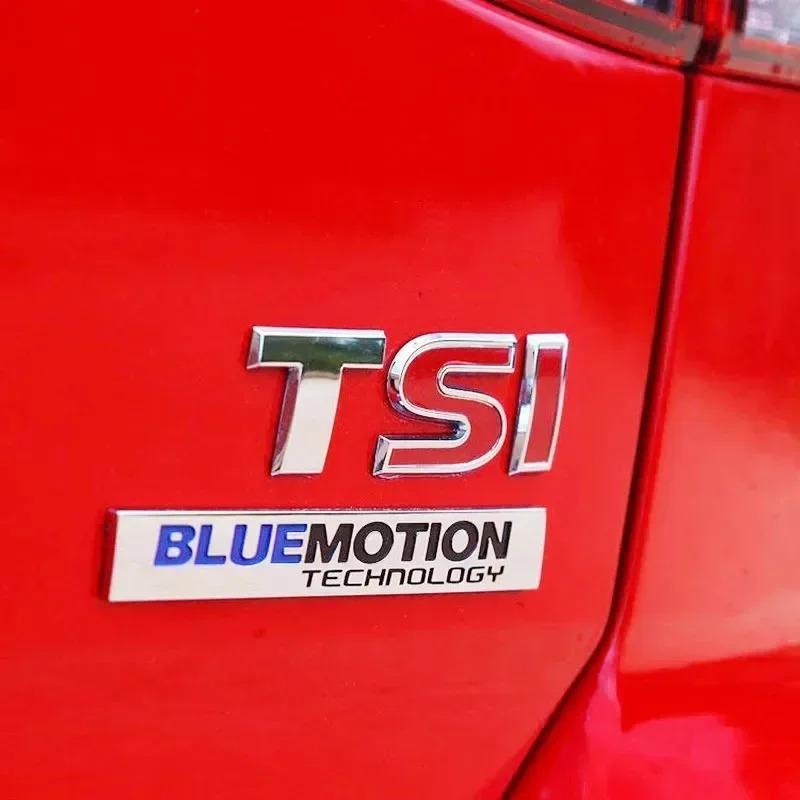 3D Metal Blue Motion Logo Bluemotion Emblem Car Trunk Badge Decal For VW Passat Polo MK6 Golf 7 Bluemotion Sticker Accessories Zf4