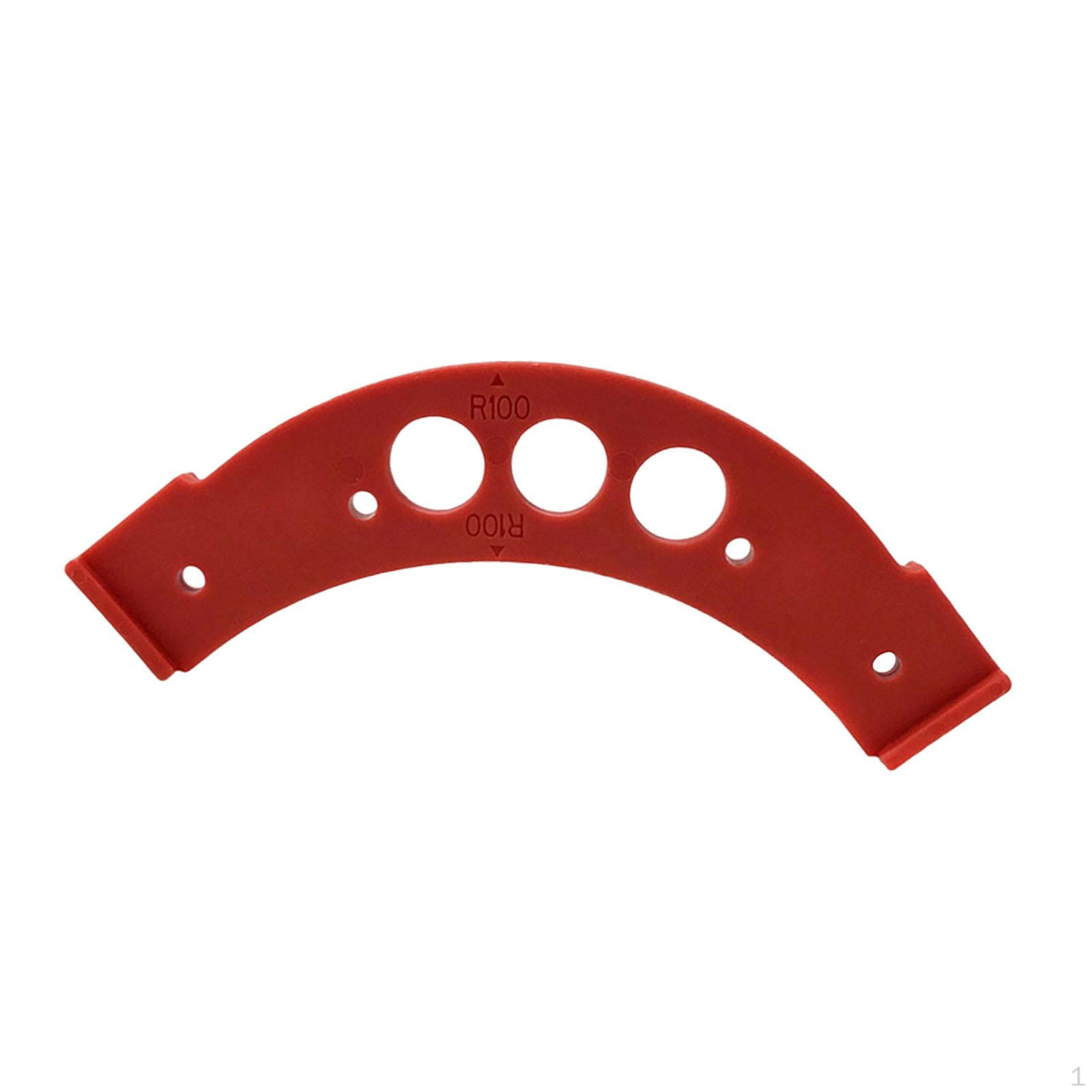 

Шаблон для снятия фаски с изогнутым углом, вспомогательный инструмент для обрезки, аксессуар для домашних проектов «сделай сам» R100