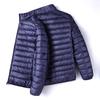 50 down jackets can be opened 24 autumn and winter new men's stand-up collar baseball jacket light and warm
