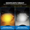 Universal LED Motorcycle Headlight H4 H6 BA20D P15D Four Colors Projector Lens Bulb DRL Driving Front Lamp