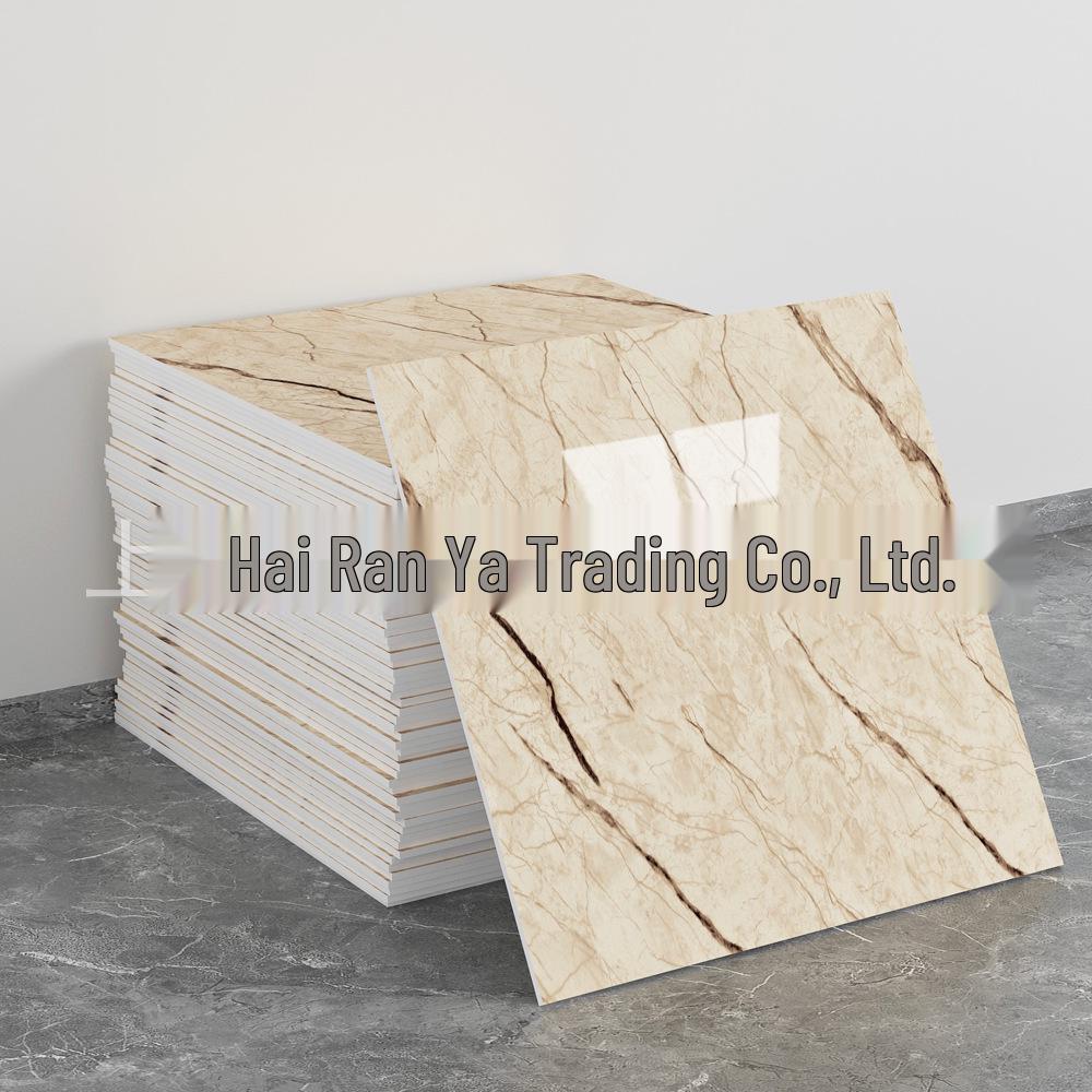 30x30 Self-Adhesive Imitation Marble and Aluminum Wall Tile Sticker