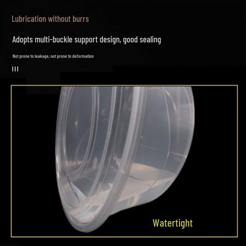 Churing Disposable Round Plastic Food Containers