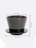 Wave Coffee Dripper Crystal Eye Pour Over Coffee Filter Cups Coffee Maker Flat Bottom Increase Uniformity .50 Pieces of Hand-gro