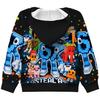 Kids Boys Girls Steal a Brainrot 67 Printed Long Sleeves Zipper Hooded Jacket Coat