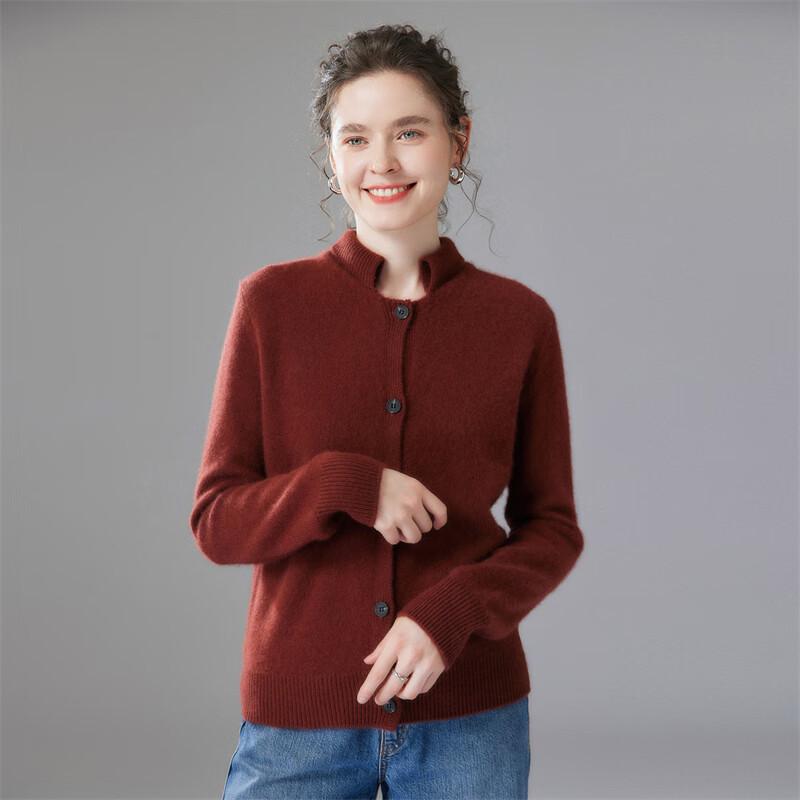Fanzhen Women's Cashmere Blend Knit Cardigan