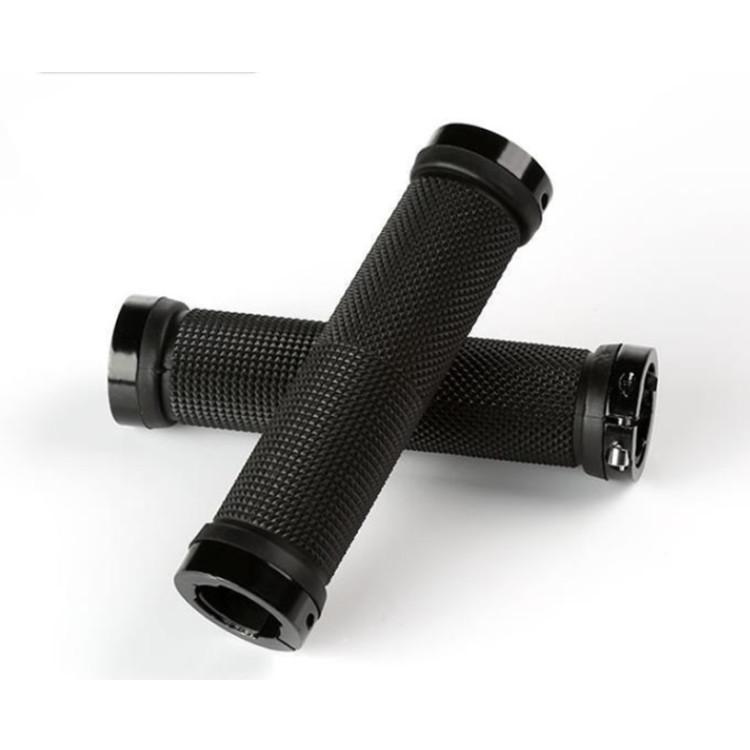 Manopole per Manubrio Bici con Blocco Gomma Morbida Manopole Mountain Bike Antipolvere Impermeabili Manubrio Bici Antiscivolo Manicotti MTB Accessori Ciclistici