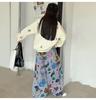 Girls' Trendy Korean Style Hoodie & Wide-Leg Pants Set with Cartoon Design - Casual Spring/Autumn Two-Piece Sportswear