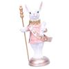 Handcrafted Easter Rabbit Scepter Display Ornament Perfect For Holiday Enthusiasts And Indoor Decoration Lovers