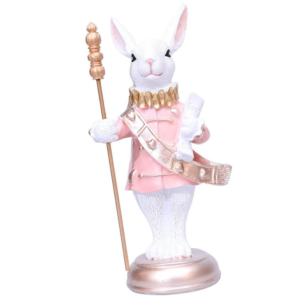 Handcrafted Easter Rabbit Scepter Display Ornament Perfect For Holiday Enthusiasts And Indoor Decoration Lovers