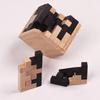 Educational Funny Wooden Puzzles 54T Cube IQ Toys Intellectual Game for Kids And Adults Puzzle Enthusiasts