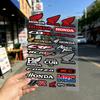 FOR HONDA HRC H WING Reflective motorcycle stickers, 3M safety warning at night in the dark scooter helmets TP6