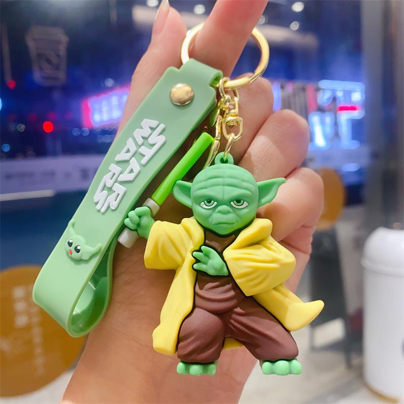 Keychain Baby Mandalorian Cute Epoxy Bag Pendant Accessories Small Gifts