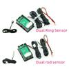 1pc Mini Direct Current 4-28V Digital Thermometer Double Display Detectors Snowmobile Candle Temperature Car Thermom