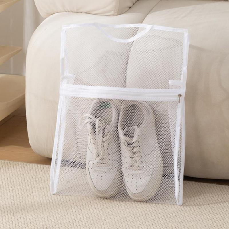 Sneaker Wash Bag Durable Fabric Thick Layer Laundry Bag For Shoes Clothing Airing Drying Net Bag Reusable