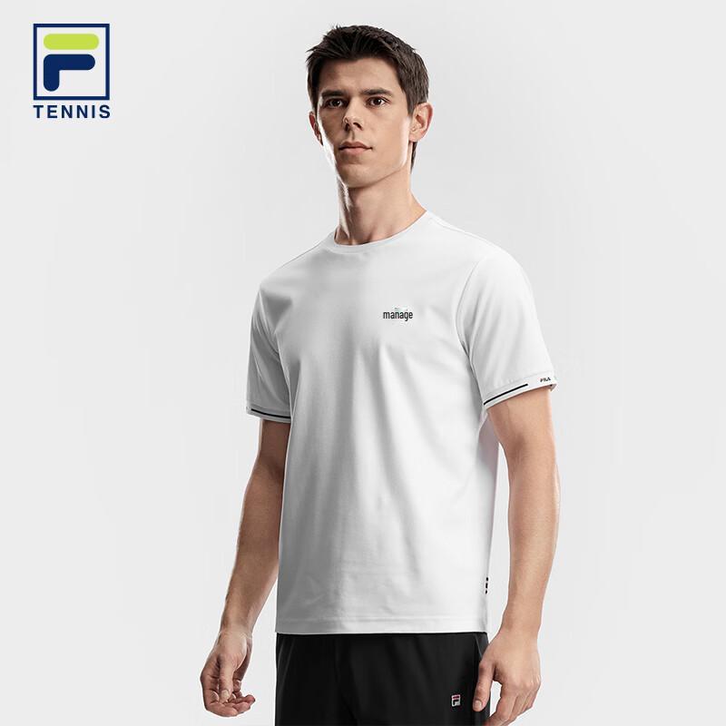 FILA Men's Knit Short Sleeve Tennis T-Shirt