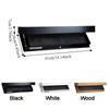 Solid Color Wooden Magic Flap Shelf Decorative Space Saving Hidden Shelves Wall Mounted with Secret Compartment