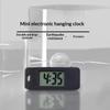 Mini Electronic Clock Keychain Digital Led Time Display Student Rectangle Watch Portable Wall Clock Keyring For Bag Backpack