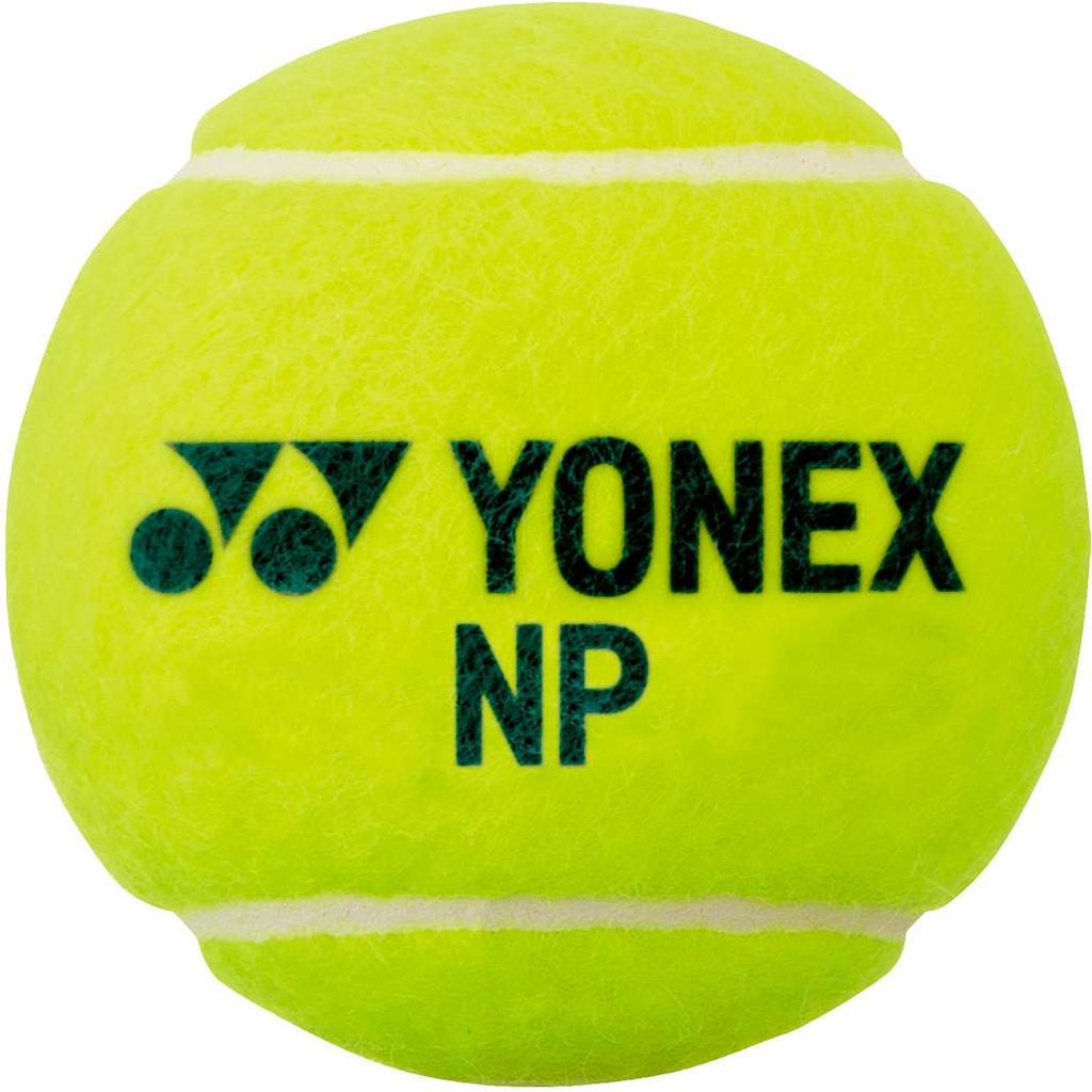 YONEX Non-Pressure Tennis Balls, Yellow, Pack of 12, TB-NP12