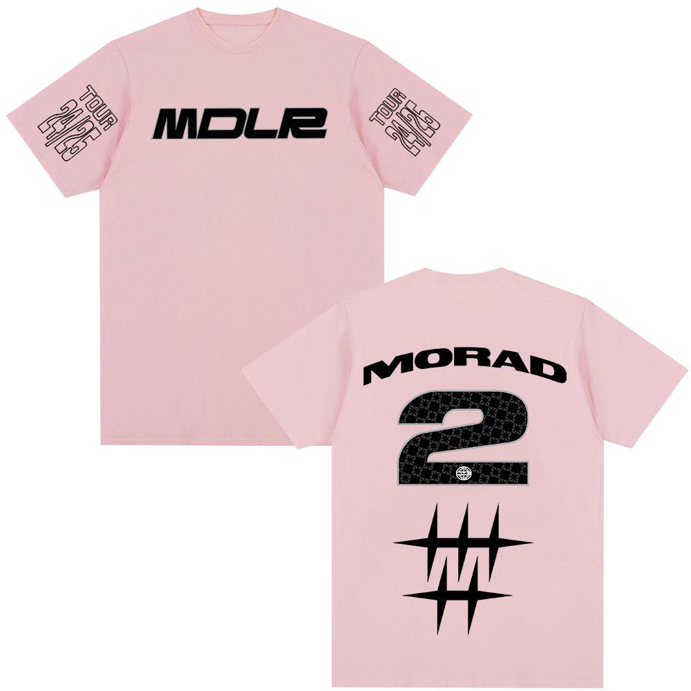 Rapper Morad MDLR Tour 2025 T-shirt Men Women Clothing Fashion Hip Hop T-shirt Cotton Casual Oversized Short Sleeve T-shirts Top