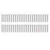 50Pcs Flanged Button Head Screws A2‑70 Stainless Steel Buttons Heads Socket Caps Bolts Kit