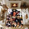 Michael Jackson 36 Personalized Text Carpet Suitable for Foyer Decorate Room Game Room Dining Room Anti-slip Rug Decorate Offices
