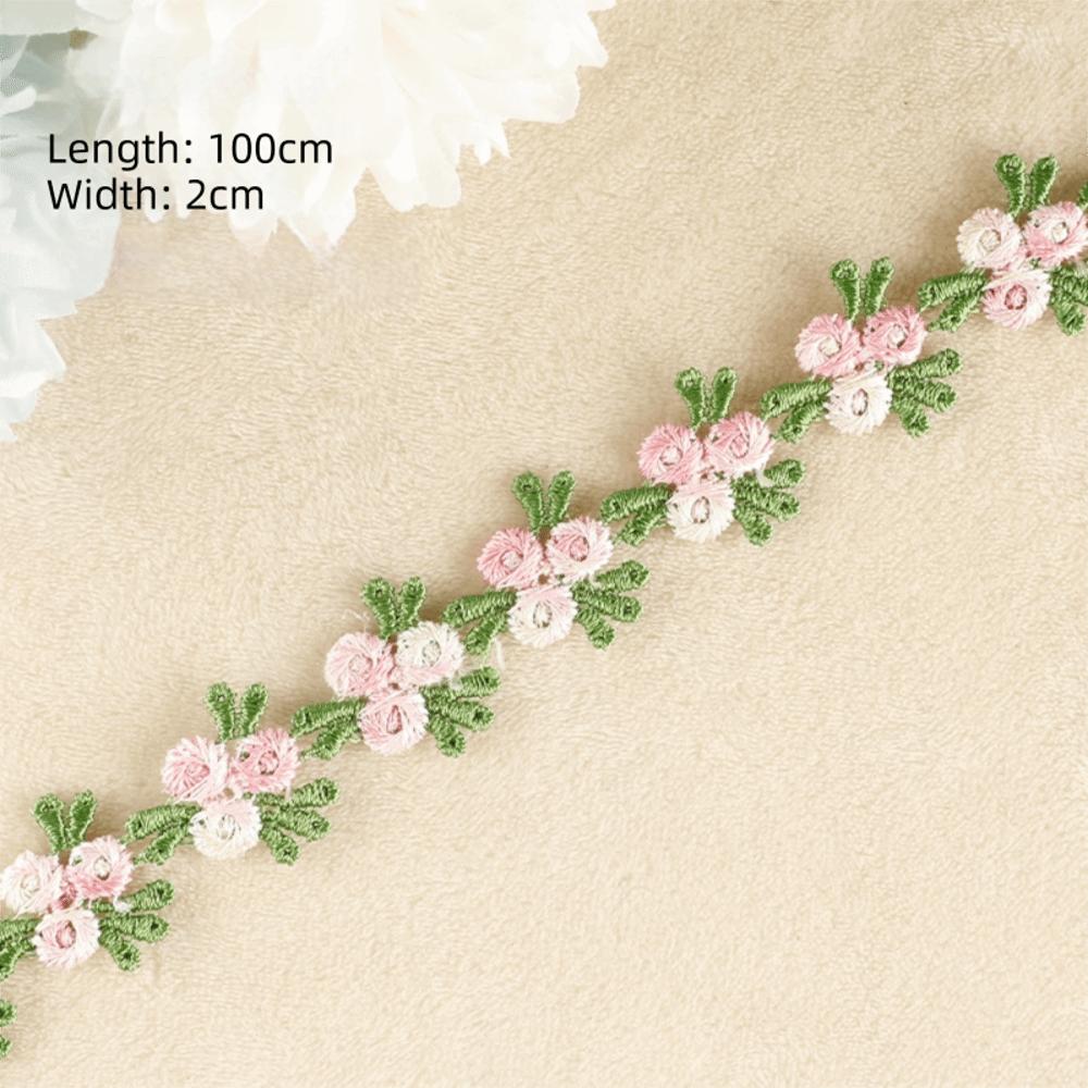 

Embroidered Flower Lace Flower Ribbons DIY Clothes Wedding Dress Sewing Flower Lace Trim Sewing Materials Multicoloured