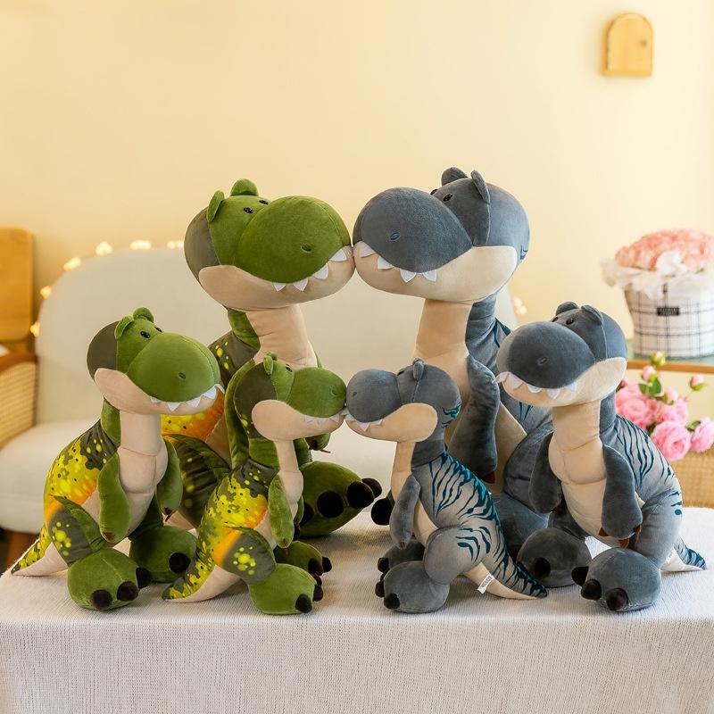Cute Dinosaur Brother Plush Toy For Kids Soft And Cuddly Stuffed Animal Wholesale Birthday Gift