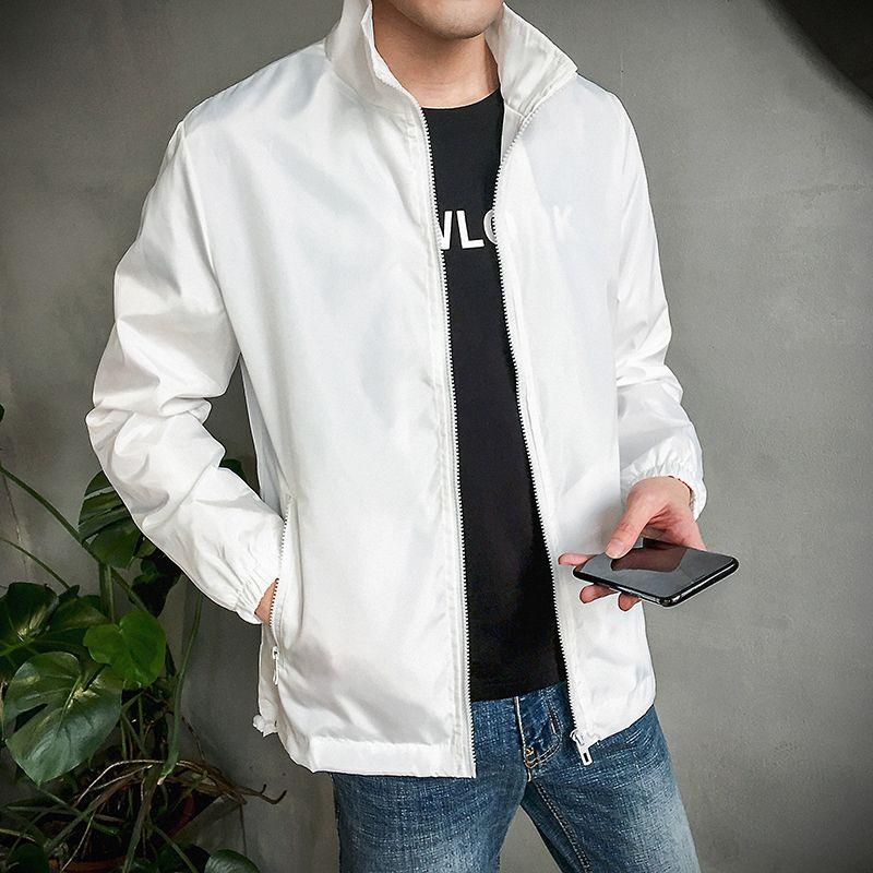 New Men's Korean Style Trendy Casual Tops Spring and Autumn Trendy Work Jackets for Middle-aged and Young People
