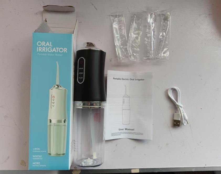 Portable Electric Oral Irrigator: Home Water Flosser for Teeth Cleaning and Gap Spraying