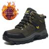 Men's Winter High-Top Snow Boots: Plus Velvet, Thick Sole, Non-Slip, Large Size