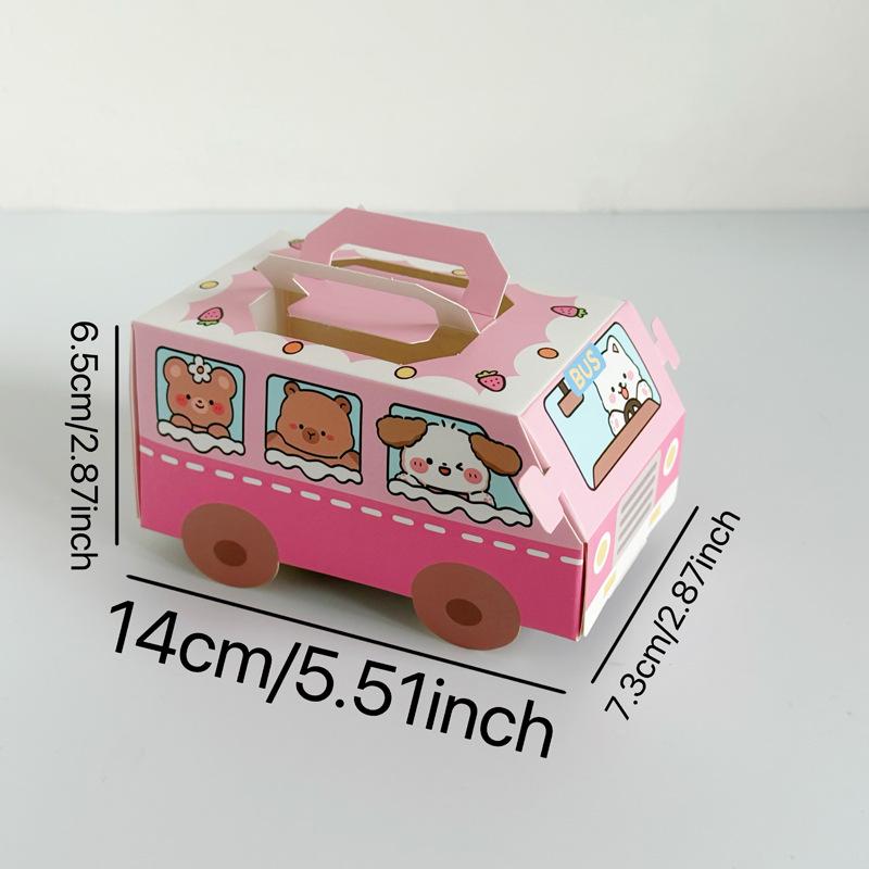 Festive Cartoon Car Candy Box - Baby Gift & Birthday Souvenir