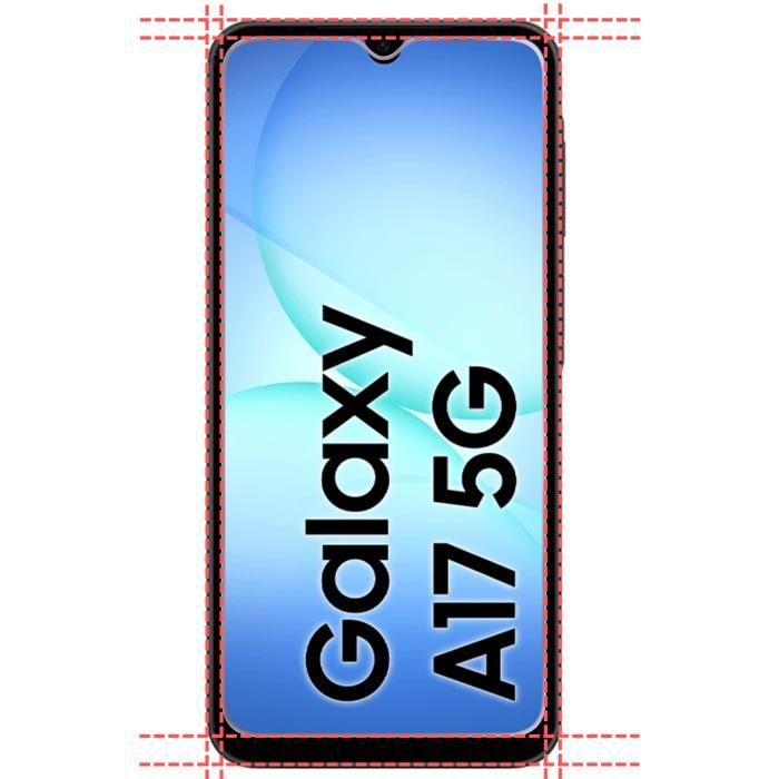 Verre Trempé - PHONILLICO - Samsung Galaxy A17 5G - Pack 2 - Résistant aux rayures - Transparent
